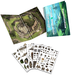 Into the Wilds Battlemap Books: Mountains and Oceans (ONLINE ORDER ONLY)