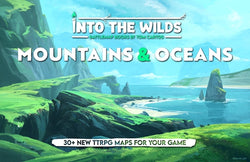 Into the Wilds Battlemap Books: Mountains and Oceans (ONLINE ORDER ONLY)