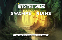 Into the Wilds Battlemap Books: Swamps & Ruins (ONLINE ORDER ONLY)