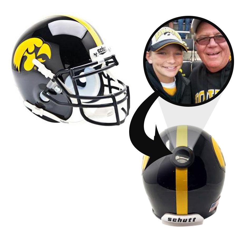 Iowa Hawkeyes College Football Collectible Mini Helmet - Picture Inside - FANZ Collectibles (Online Order Only) (ONLINE ORDER ONLY)
