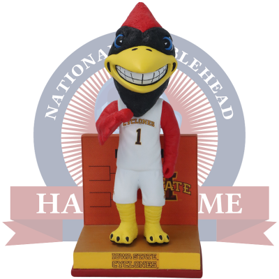 Iowa State Cyclones Basketball Cy the Cardinal Dancing in March Bobblehead (ONLINE ORDER ONLY)