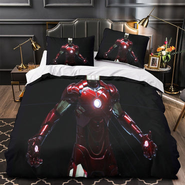 Iron Man Duvet Cover Kids Room Bedding Set Without Filler (ONLINE ORDER ONLY)