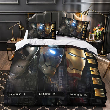 Iron Man Duvet Cover Kids Room Bedding Set Without Filler (ONLINE ORDER ONLY)