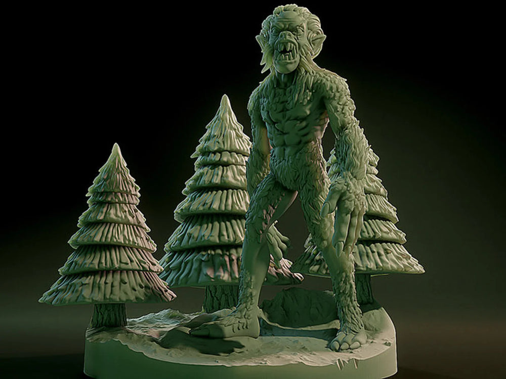 3D Printed Nafarrate Ithaqua Lovecraftian Bestiary 28 32 mm D&D (Online Only)