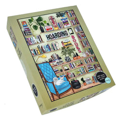 It's not hoarding if it's books 1000 Piece Soft Touch Jigsaw Puzzle Ellembee (ONLINE ORDER ONLY)