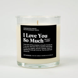 I Love You So Much Glass Candle (ONLINE ORDER ONLY)
