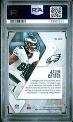 Graded 2023 Panini Phoenix Jalen Carter #143 /99 Orange Rookie RC Football Card PSA 10 Gem Mint