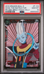 2019 DRAGON BALL SUPER DBS:BROLY VOL.2 WHIS, THE INSTRUCTOR #P-103 - PSA 10 (Online Order Only)