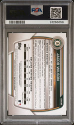 Graded 2023 Topps Bowman Draft Jacob Wilson #CDAJWI Chrome Prospects Auto Rookie RC Baseball Card PSA 10 Gem Mint (ONLINE ORDER ONLY)