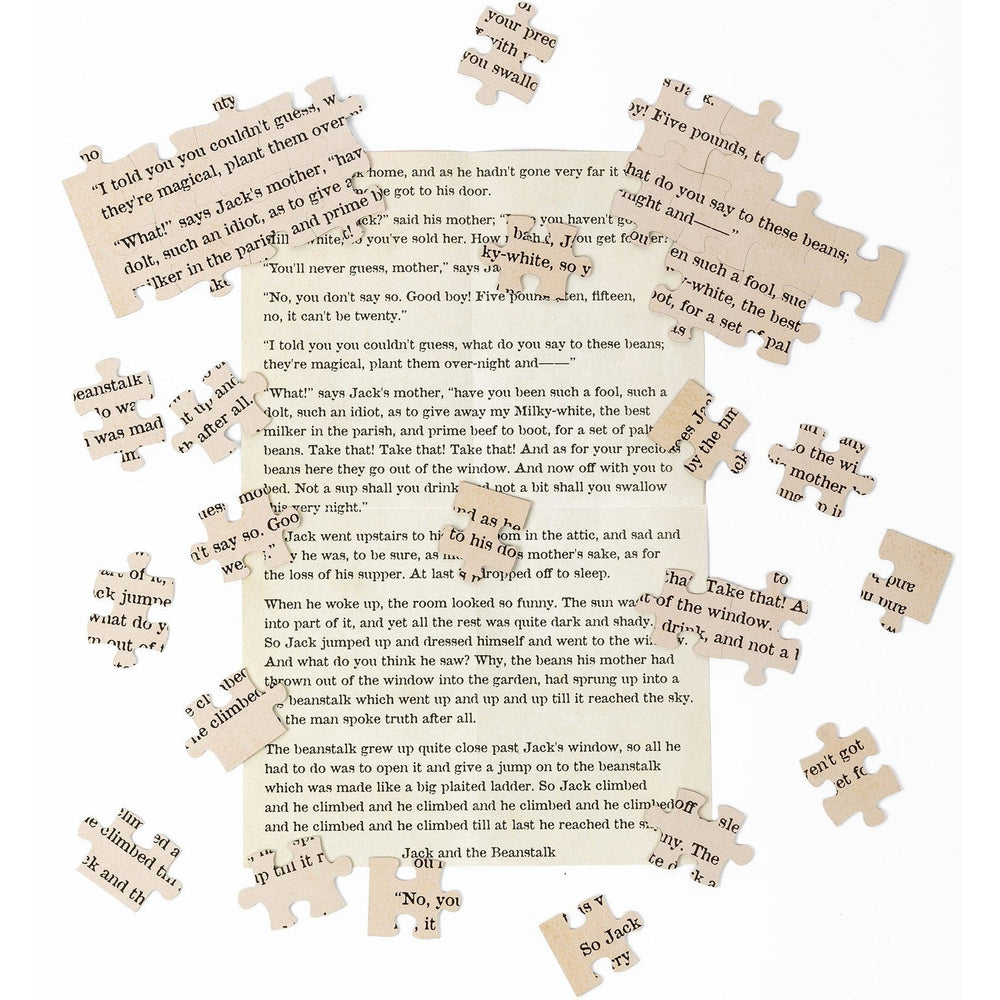 Jack & the Beanstalk Double-Sided 96 Piece Jigsaw Puzzle Professor Puzzle