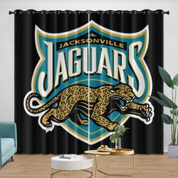 Jacksonville Jaguars Curtains Blackout Window Drapes Room Decoration (Online Order Only)