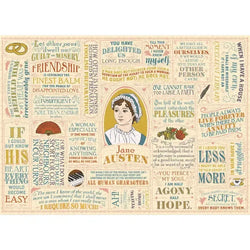 Jane Austen Literary Line 1000 Piece Jigsaw Puzzle UPG (ONLINE ORDER ONLY)