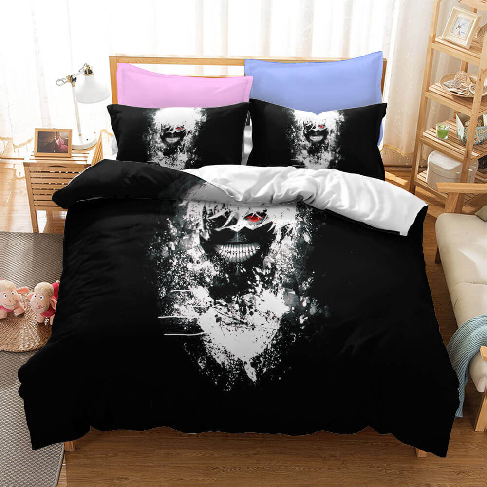 Japan Anime Tokyo Ghoul Cosplay Bedding Set Quilt Cover Without Filler (Online Order Only)
