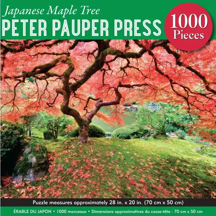 Japanese Maple Tree 1000 Piece Jigsaw Puzzle Peter Pauper (ONLINE ORDER ONLY)