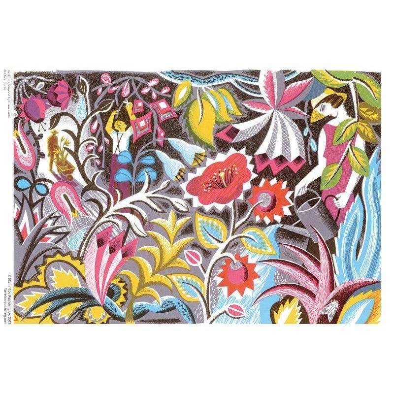 Jardin de Suzanne by Clare Curtis 1000 Piece Jigsaw Puzzle Flame Tree (ONLINE ORDER ONLY)