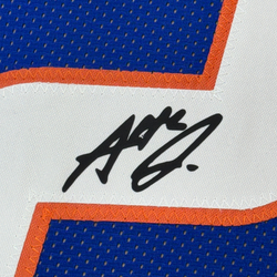 Framed Facsimile Autographed Ashton Jeanty 35x39 Boise State Blue Reprint Laser Auto College Football Jersey (ONLINE ORDER ONLY)