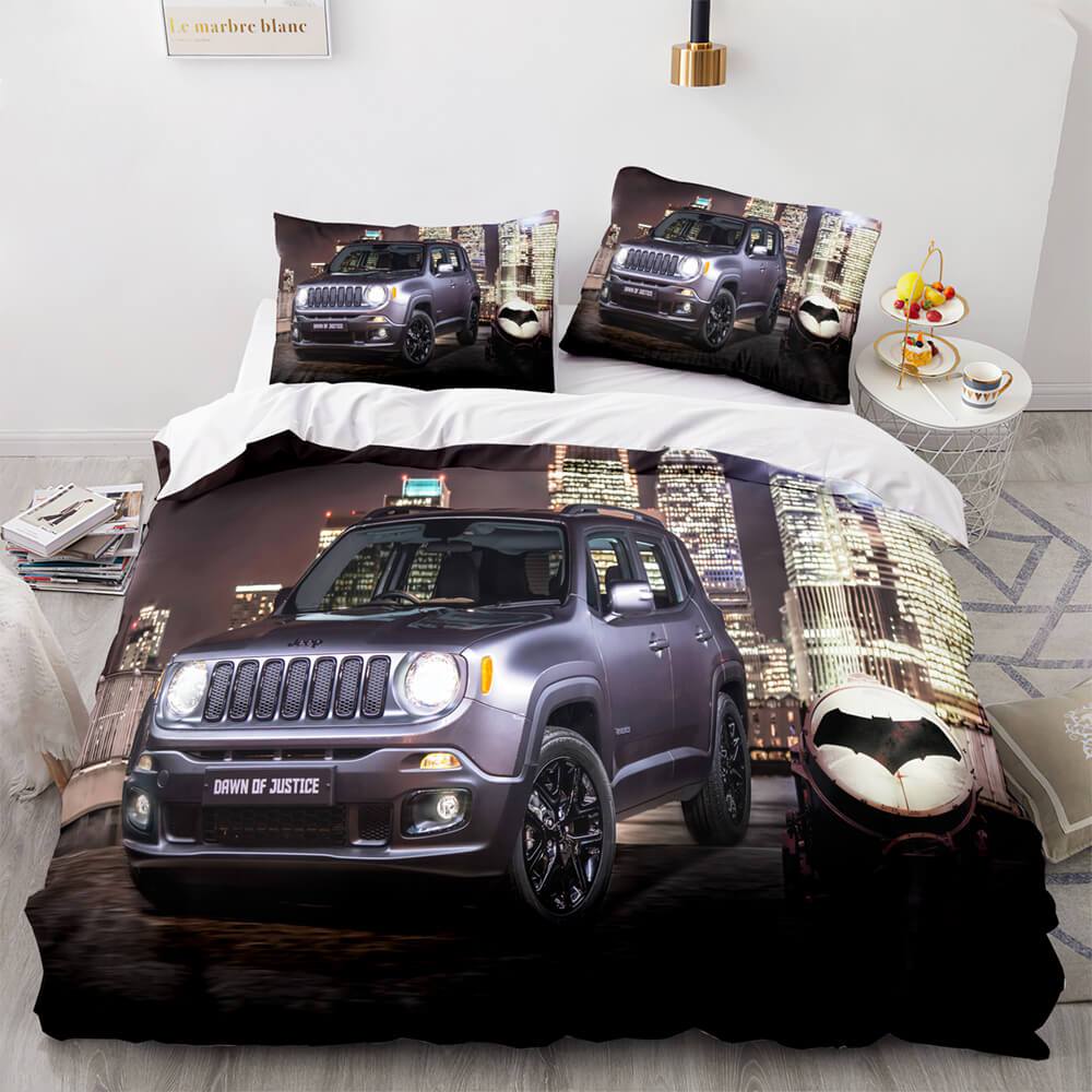 Jeep 4X4 Vehicle Off-Road Adventure Car Bedding Set Duvet Cover (Online Order Only)