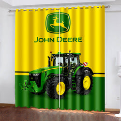 Jeep Car Farming Simulator Tractor Curtains Blackout Window Treatments Drapes (Online Order Only)