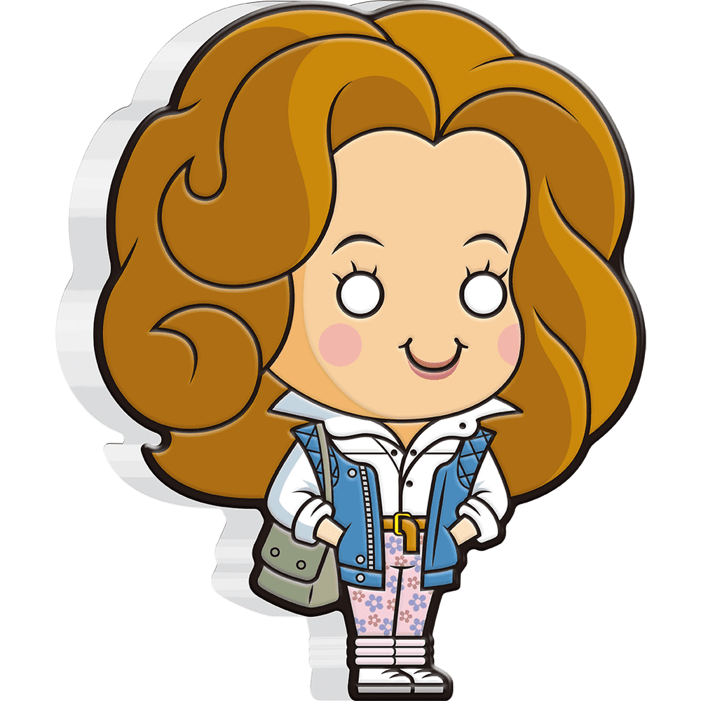 Back to the Future Limited Edition 2021 Jennifer Parker shaped 1oz silver coin (ONLINE ORDER ONLY)
