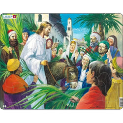 Jesus Entering Jerusalem 33 Piece Tray Jigsaw Puzzle Larsen (ONLINE ORDER ONLY)