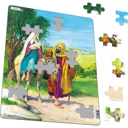 Jesus on the Way to Egypt 48 Piece Tray Jigsaw Puzzle Larsen (ONLINE ORDER ONLY)