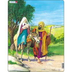 Jesus on the Way to Egypt 48 Piece Tray Jigsaw Puzzle Larsen (ONLINE ORDER ONLY)