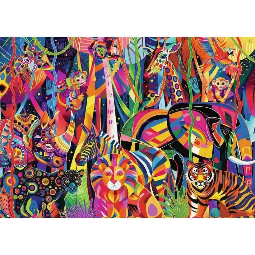 Jeweled Jungle 500 Large Piece Jigsaw Puzzle Ravensburger (ONLINE ORDER ONLY)