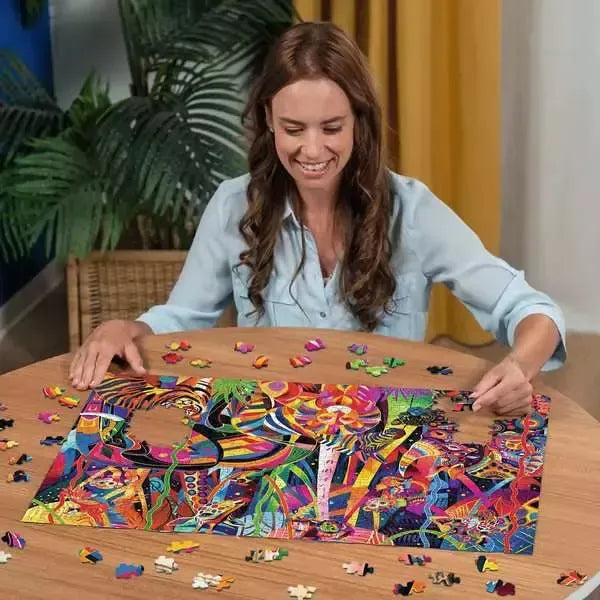 Jeweled Jungle 500 Large Piece Jigsaw Puzzle Ravensburger (ONLINE ORDER ONLY)