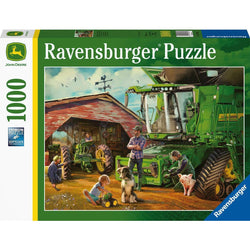 John Deere Then & Now 1000 Piece Jigsaw Puzzle Ravensburger (ONLINE ORDER ONLY)
