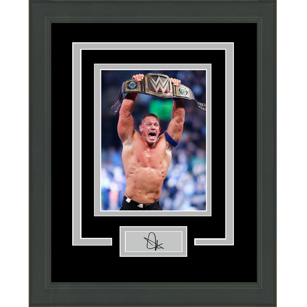 Framed John Cena Facsimile Laser Engraved Signature Auto 11x14 WWE Photo (ONLINE ORDER ONLY)
