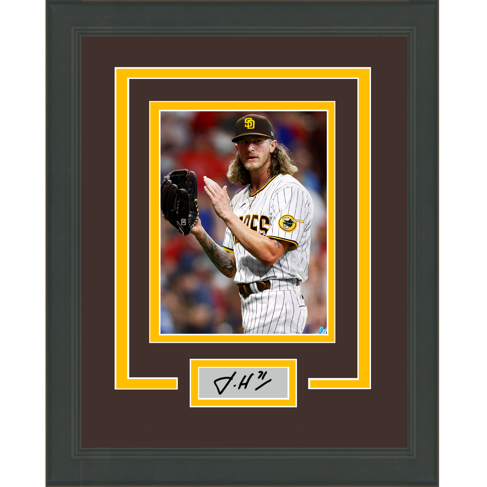 Framed Josh Hader Facsimile Laser Engraved Signature Auto San Diego Padres 11x14 Baseball Photo (ONLINE ORDER ONLY)