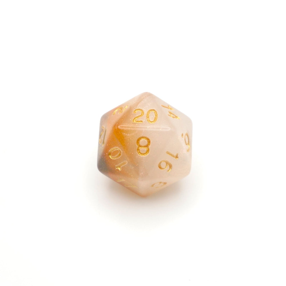 Jovian Cloud - 7 Piece DnD Dice Set | Acrylic RPG Gaming Dice (ONLINE ORDER ONLY)