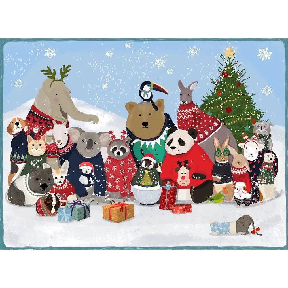 Joy to the Wool 500 Piece Jigsaw Puzzle PuzzleFolk (ONLINE ORDER ONLY)