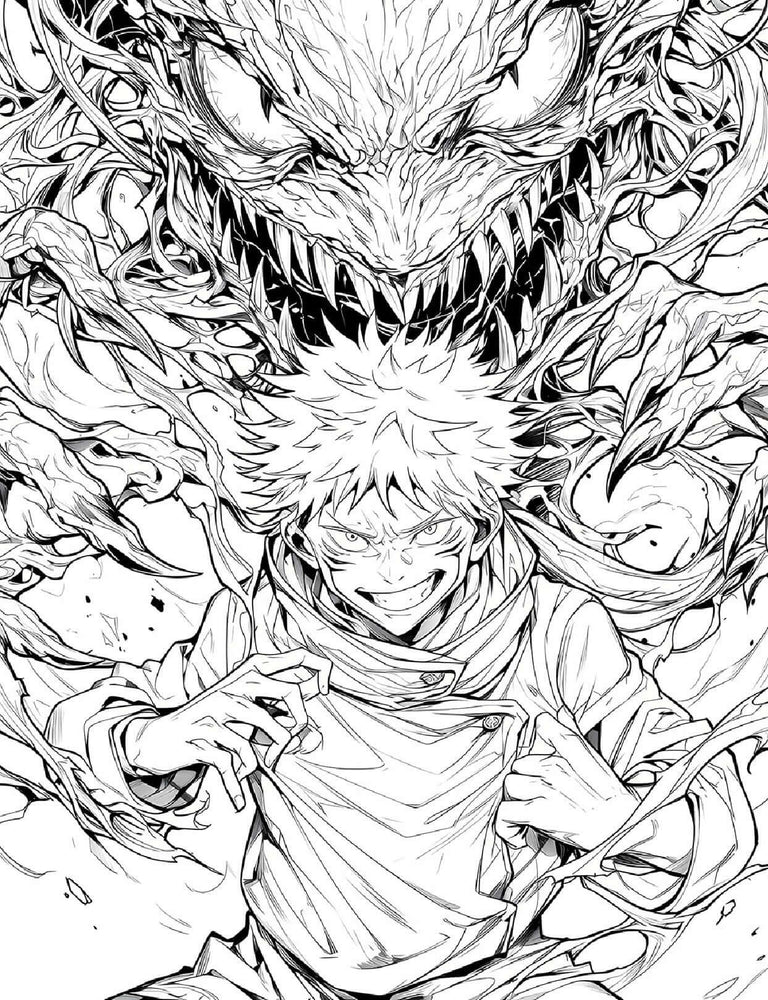 Jujutsu Kaisen Coloring Book Vol 12 | 50 Sorcerer Pages | Anime Chronicles (ONLINE ORDER ONLY)