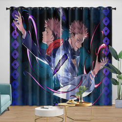 Jujutsu Kaisen Curtains Blackout Window Drapes Room Decoration (Online Order Only)