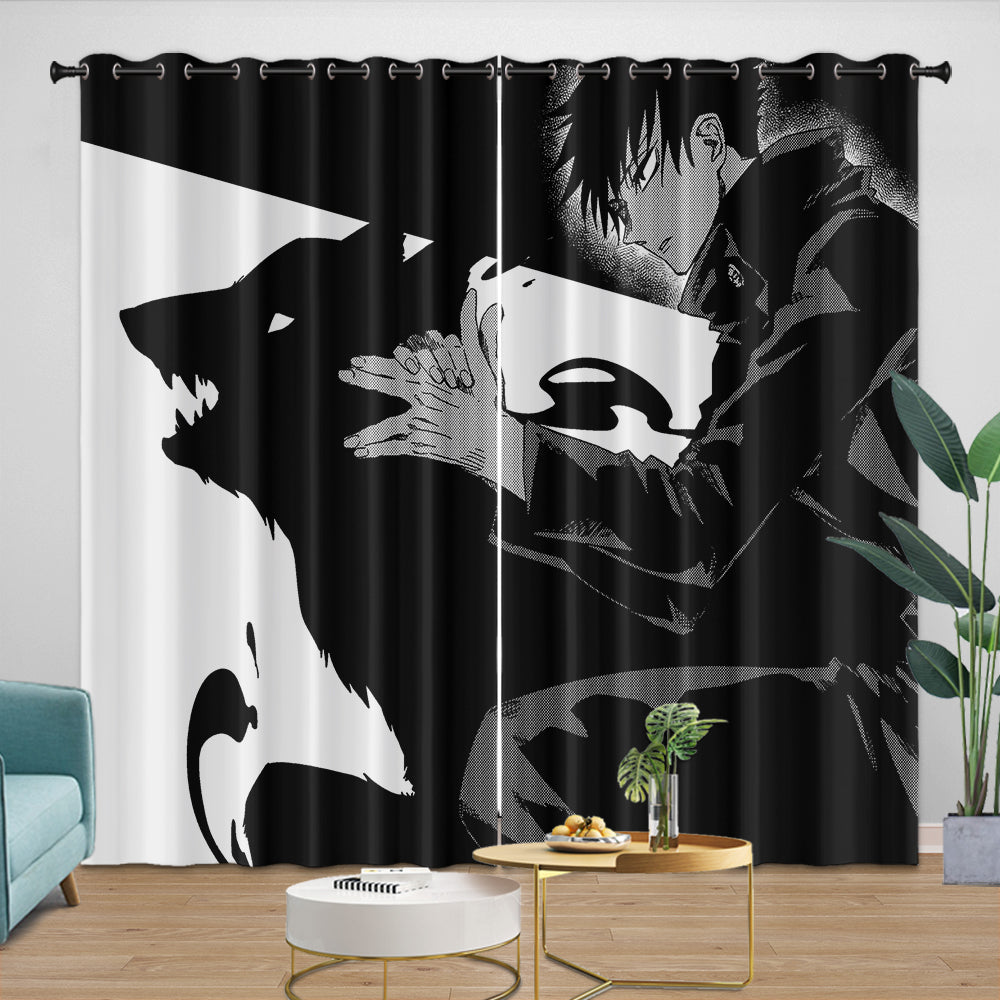 Jujutsu Kaisen Curtains Blackout Window Drapes Room Decoration (Online Order Only)