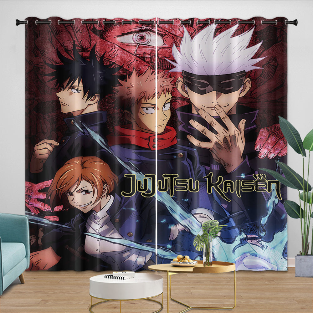Jujutsu Kaisen Curtains Blackout Window Drapes (Online Order Only)