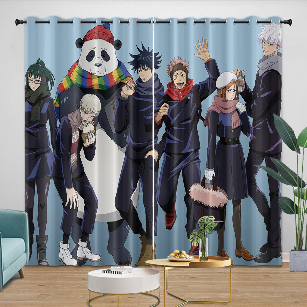 Jujutsu Kaisen Curtains Blackout Window Drapes (Online Order Only)