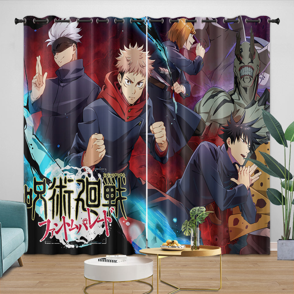 Jujutsu Kaisen Curtains Blackout Window Drapes (Online Order Only)