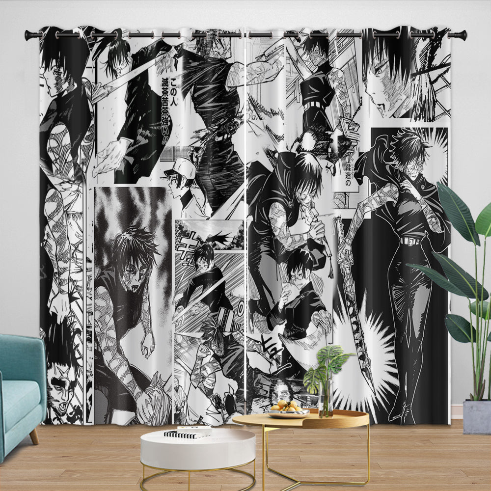 Jujutsu Kaisen Curtains Blackout Window Drapes (Online Order Only)