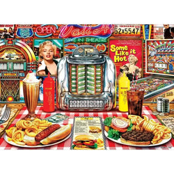 Jukebox Jive Flashbacks 1000 Piece Jigsaw Puzzle MasterPieces (ONLINE ORDER ONLY)