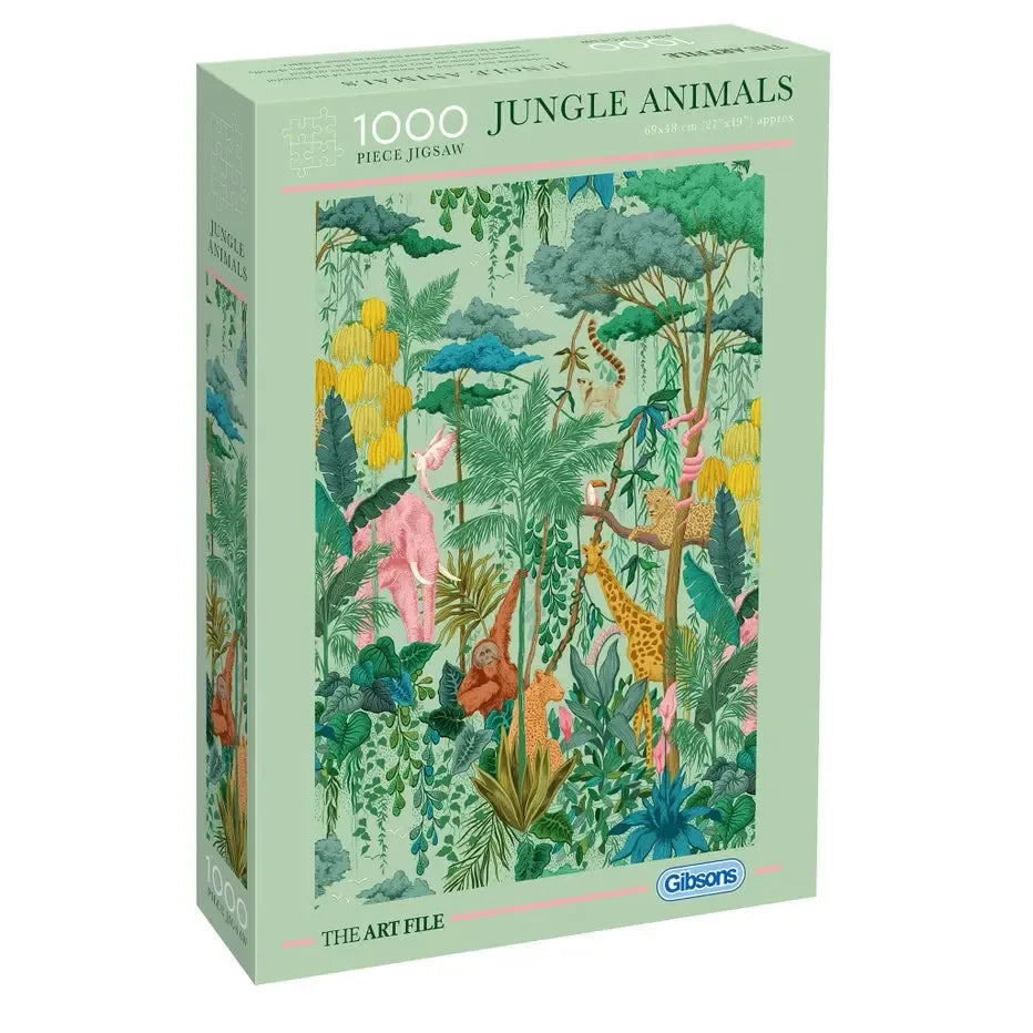 Jungle Animals 1000 Piece Jigsaw Puzzle Gibsons (ONLINE ORDER ONLY)