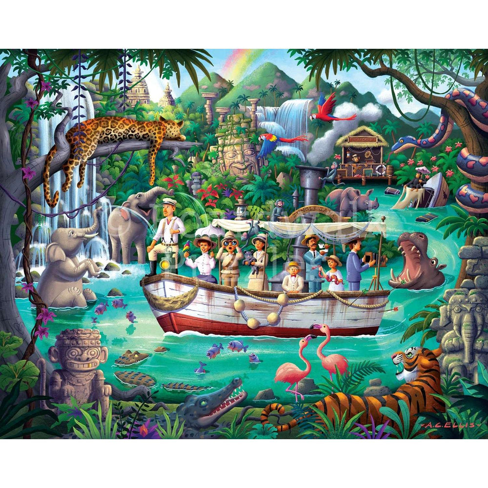 Jungle River Expedition 1000 Piece Jigsaw Puzzle Boardwalk (ONLINE ORDER ONLY)