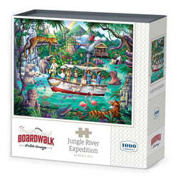 Jungle River Expedition 1000 Piece Jigsaw Puzzle Boardwalk (ONLINE ORDER ONLY)