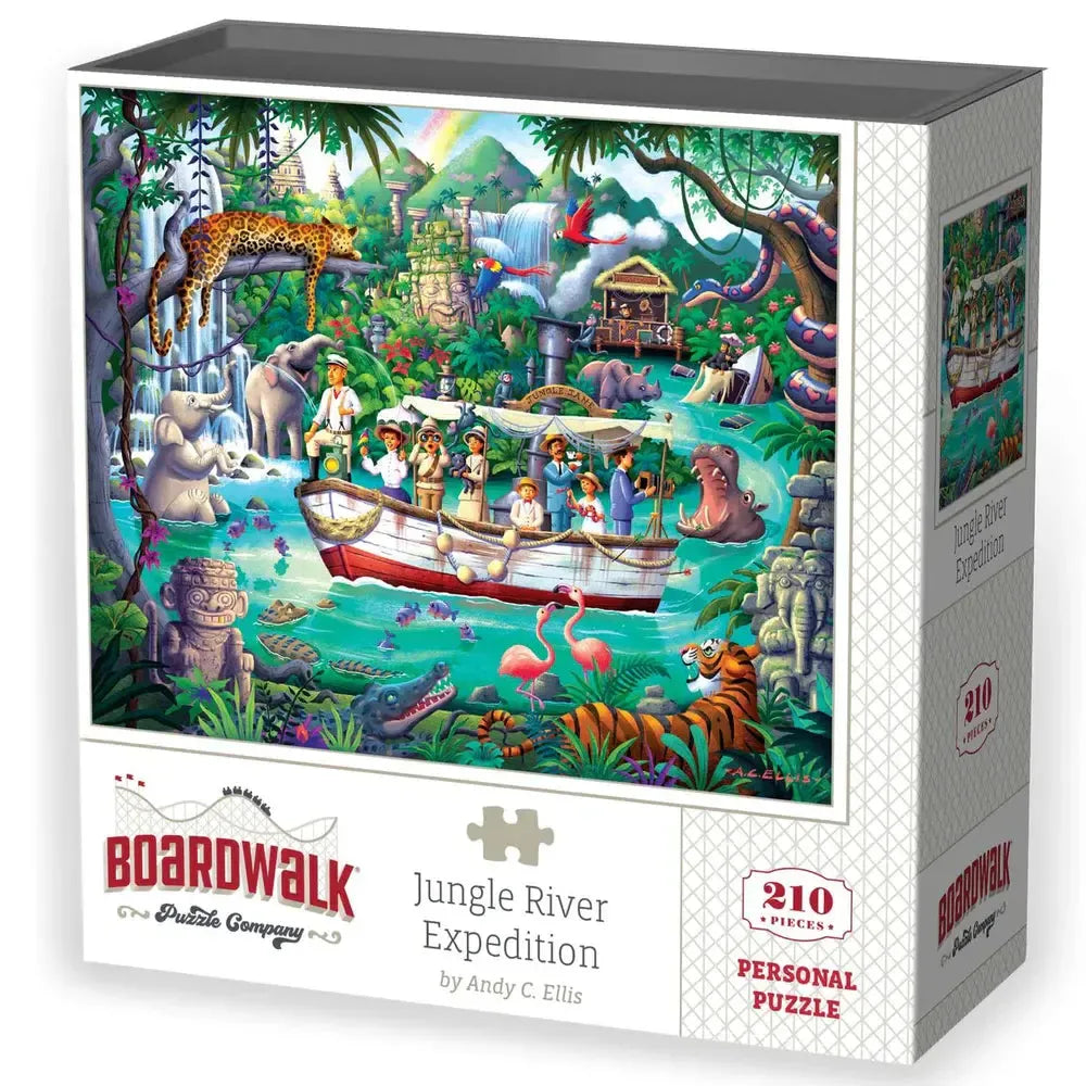 Jungle River Expedition 210 Piece Jigsaw Puzzle Boardwalk (ONLINE ORDER ONLY)