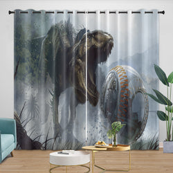 Jurassic World Curtains Blackout Window Drapes Room Decoration (ONLINE ORDER ONLY)