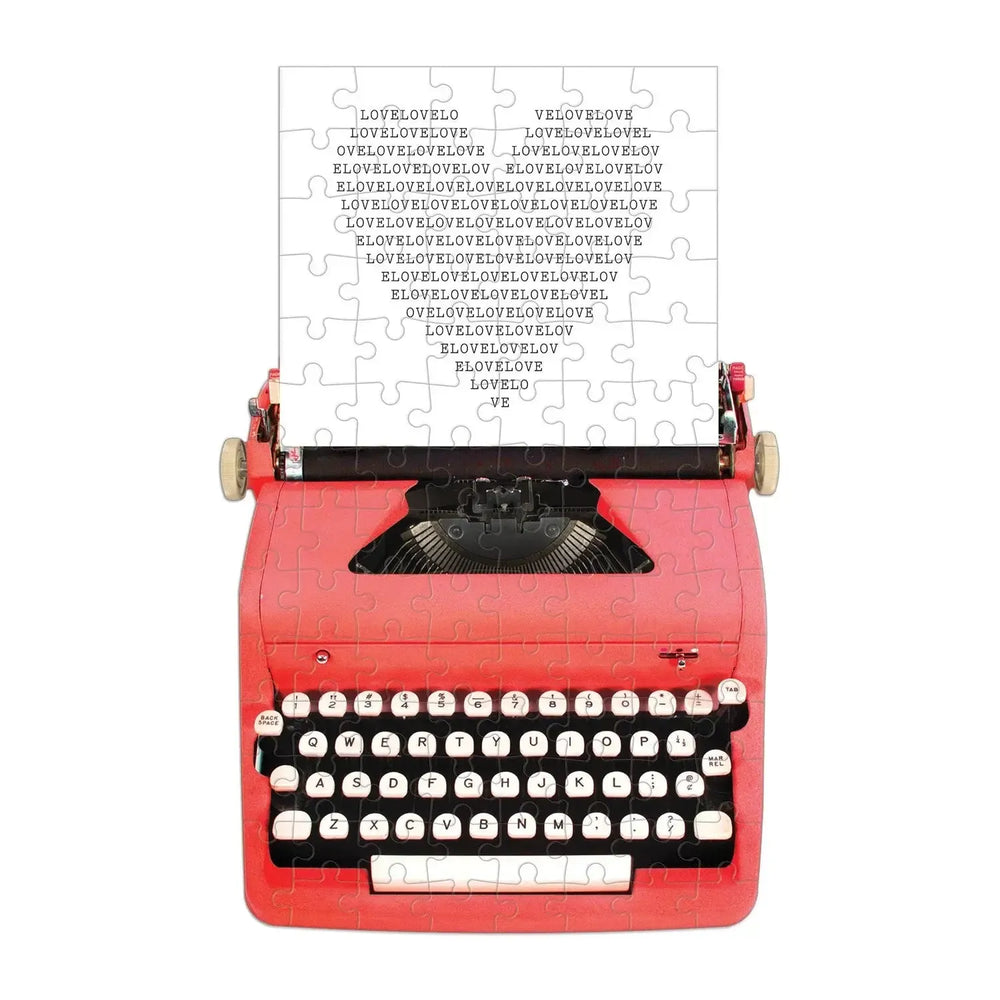Just My Type 100 Piece Mini Shaped Jigsaw Puzzle Galison