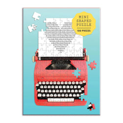 Just My Type 100 Piece Mini Shaped Jigsaw Puzzle Galison
