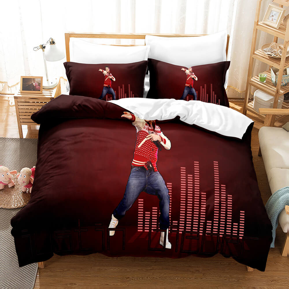 Justin Bieber Cosplay Bedding Set Quilt Cover Room Decoration (Online Order Only)