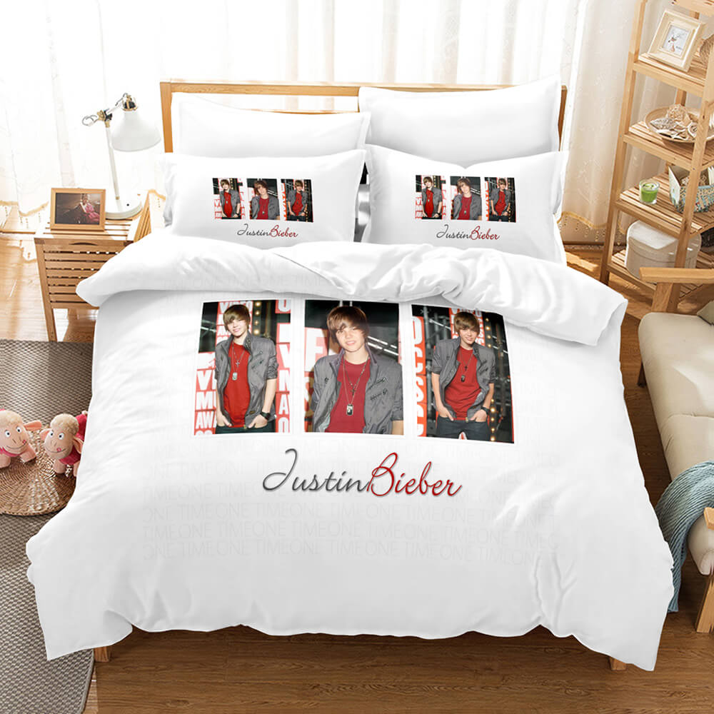 Justin Bieber Cosplay Bedding Set Quilt Cover Room Decoration (Online Order Only)